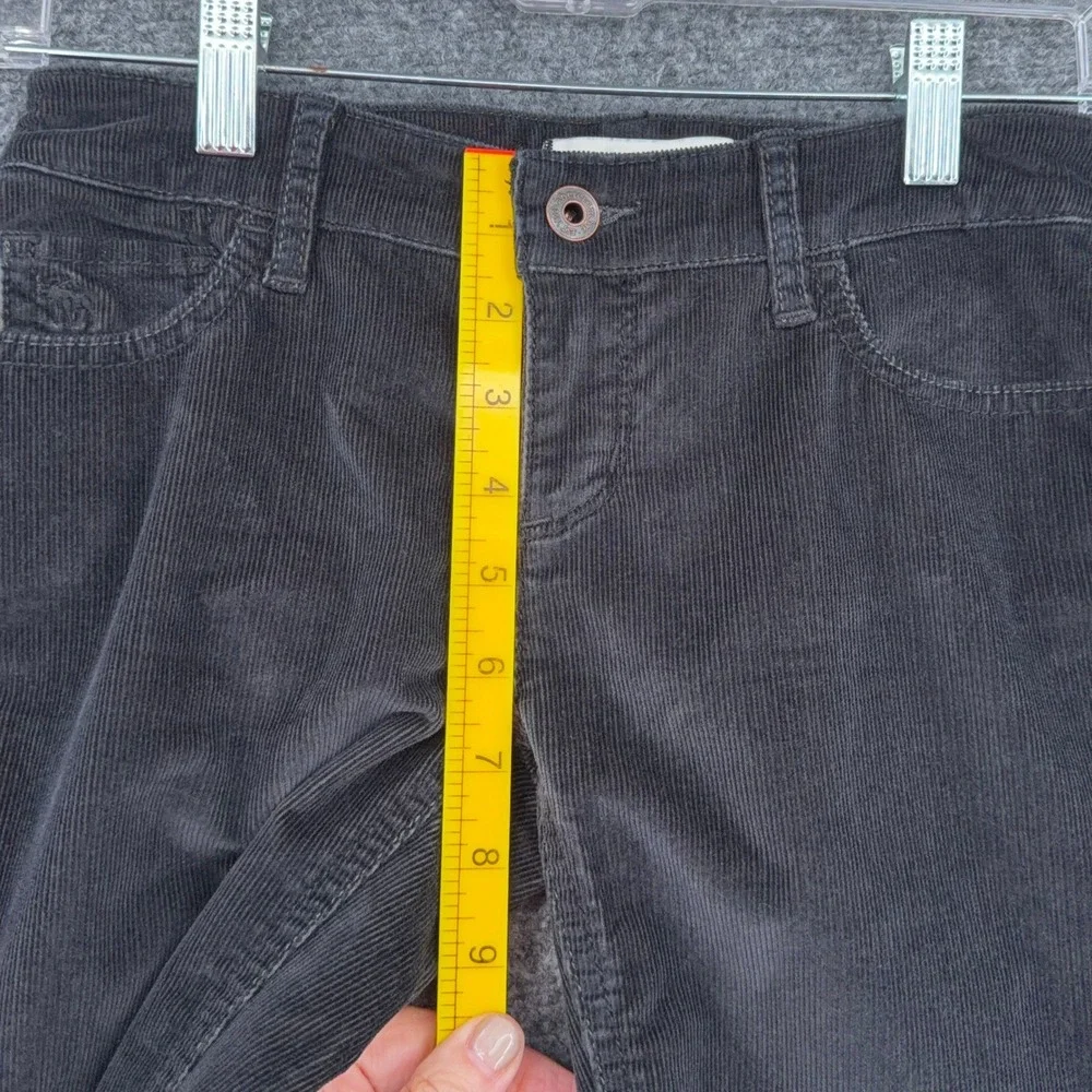 Abercrombie Kids Corduroy Pants Boys‎ 12 Slim Cotton Blend Dark Gray